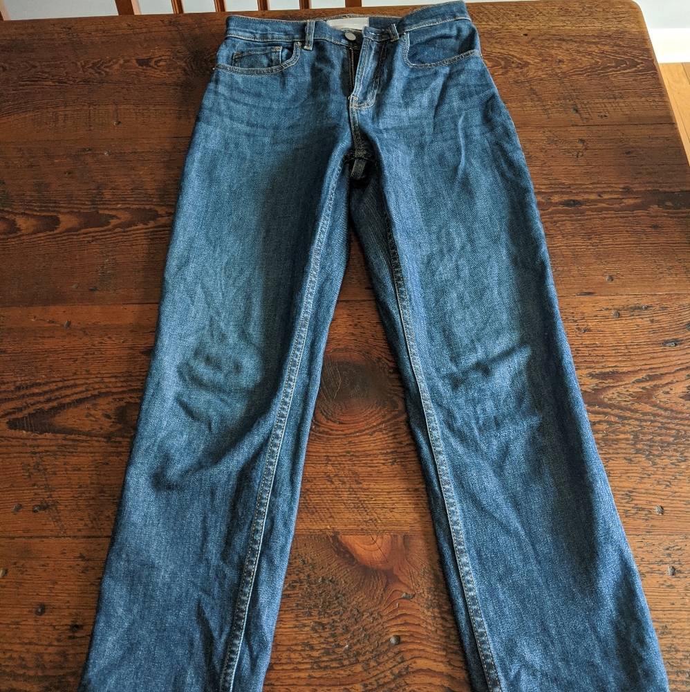 Everlane Cheeky High Rise Straight Jeans 25